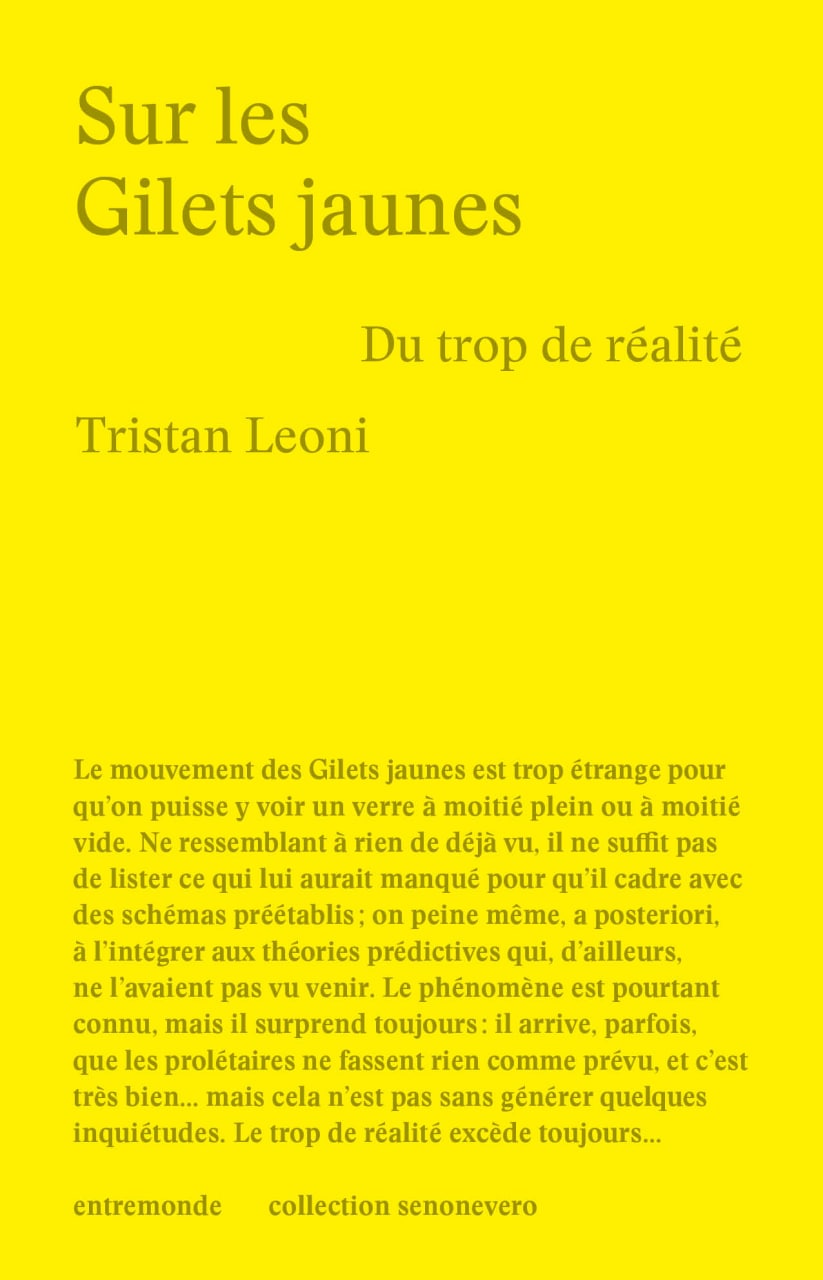 Sur les Gilets jaunes